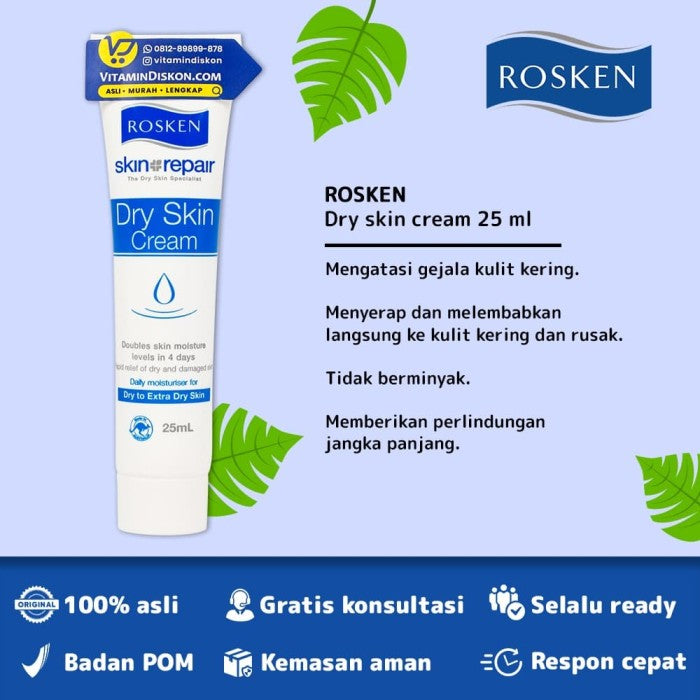 ROSKEN DRY SKIN CREAM 25 ML