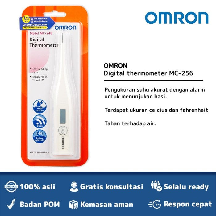OMRON DIGITAL THERMOMETER MC-246 - 1 PC