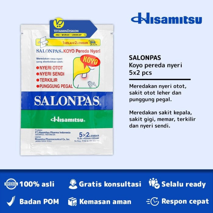 SALON PAS KOYO PEREDA NYERI 5 X 2 LEMBAR