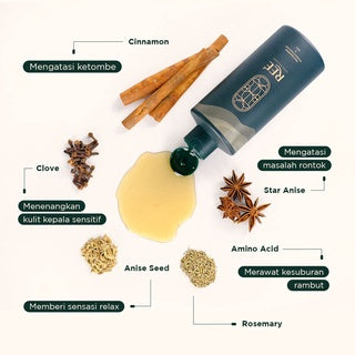 REE DERMA CINNAMON & AMINO ACID MILD SHAMPOO 250ML