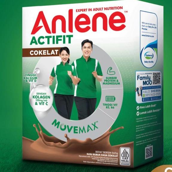 ANLENE ACTIFIT COKELAT 560G