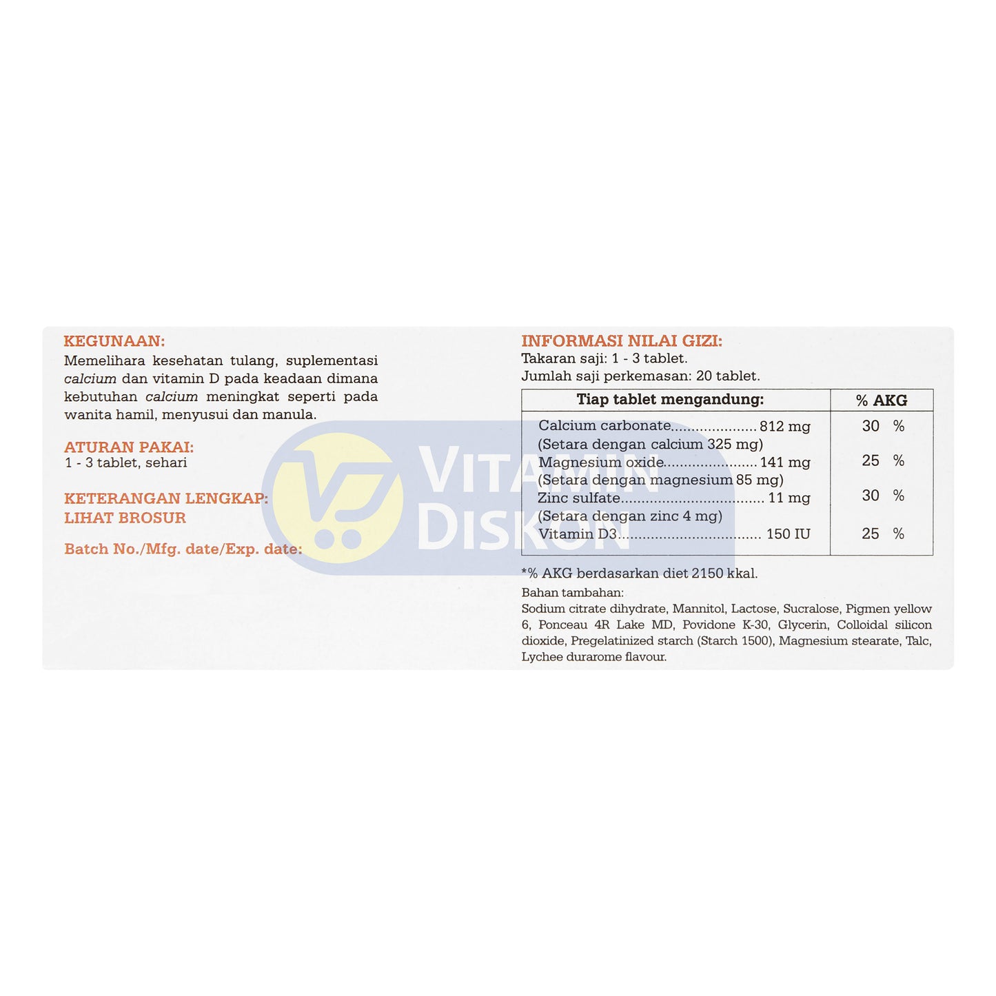 HICAL 1 BOX ISI 10 STRIP