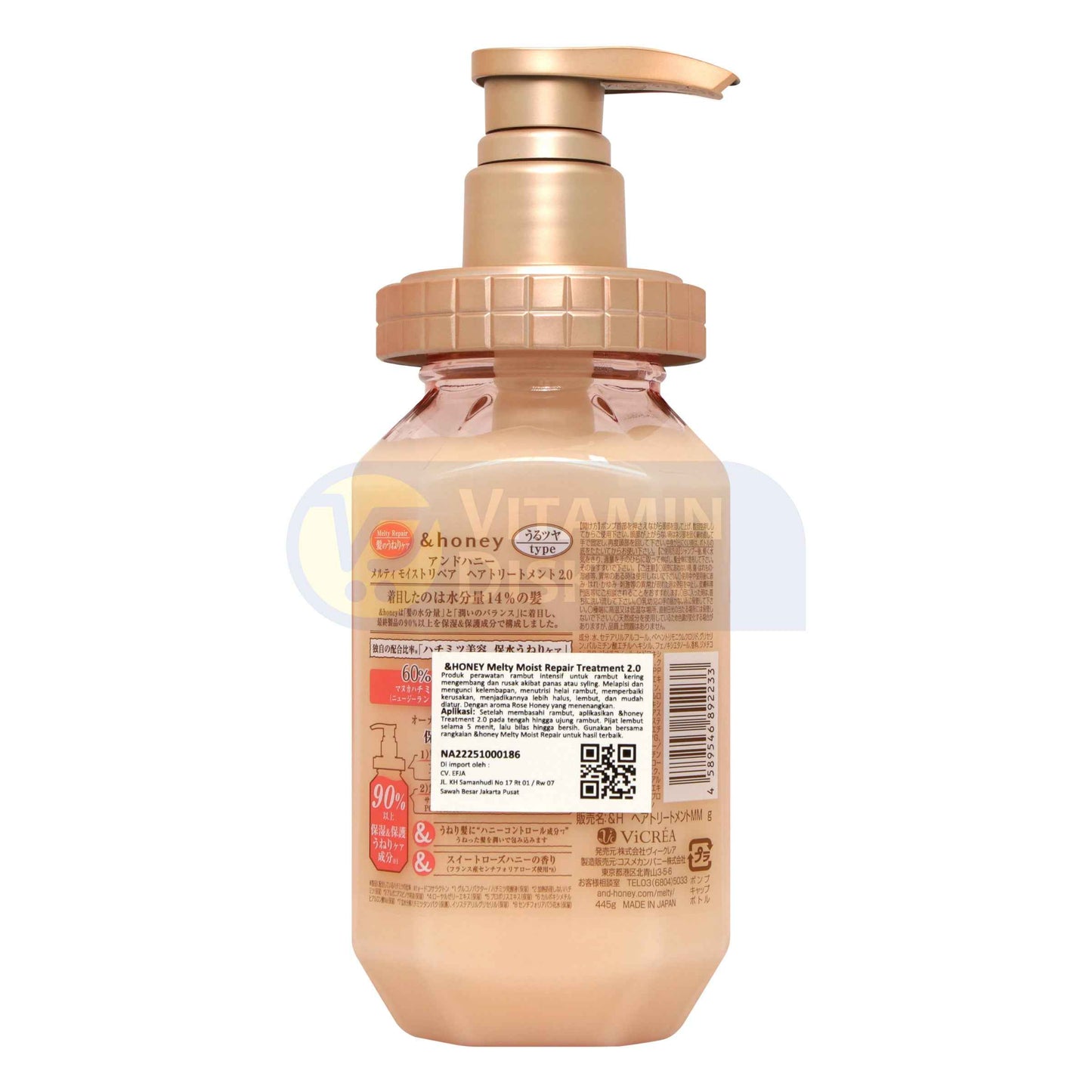 &HONEY MELTY MOIST REPAIR HAIR TREATMENT 2.0 445 GR