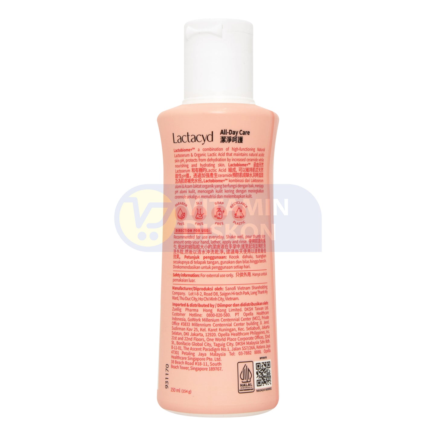 LACTACYD ALL-DAY CARE 150 ML