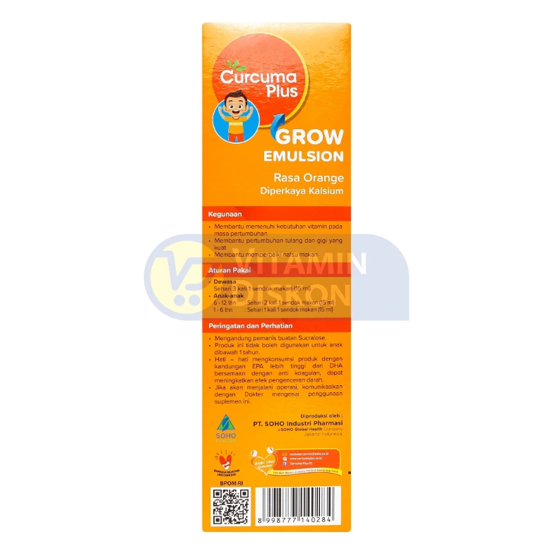 CURCUMA PLUS GROW ORANGE 400 ML