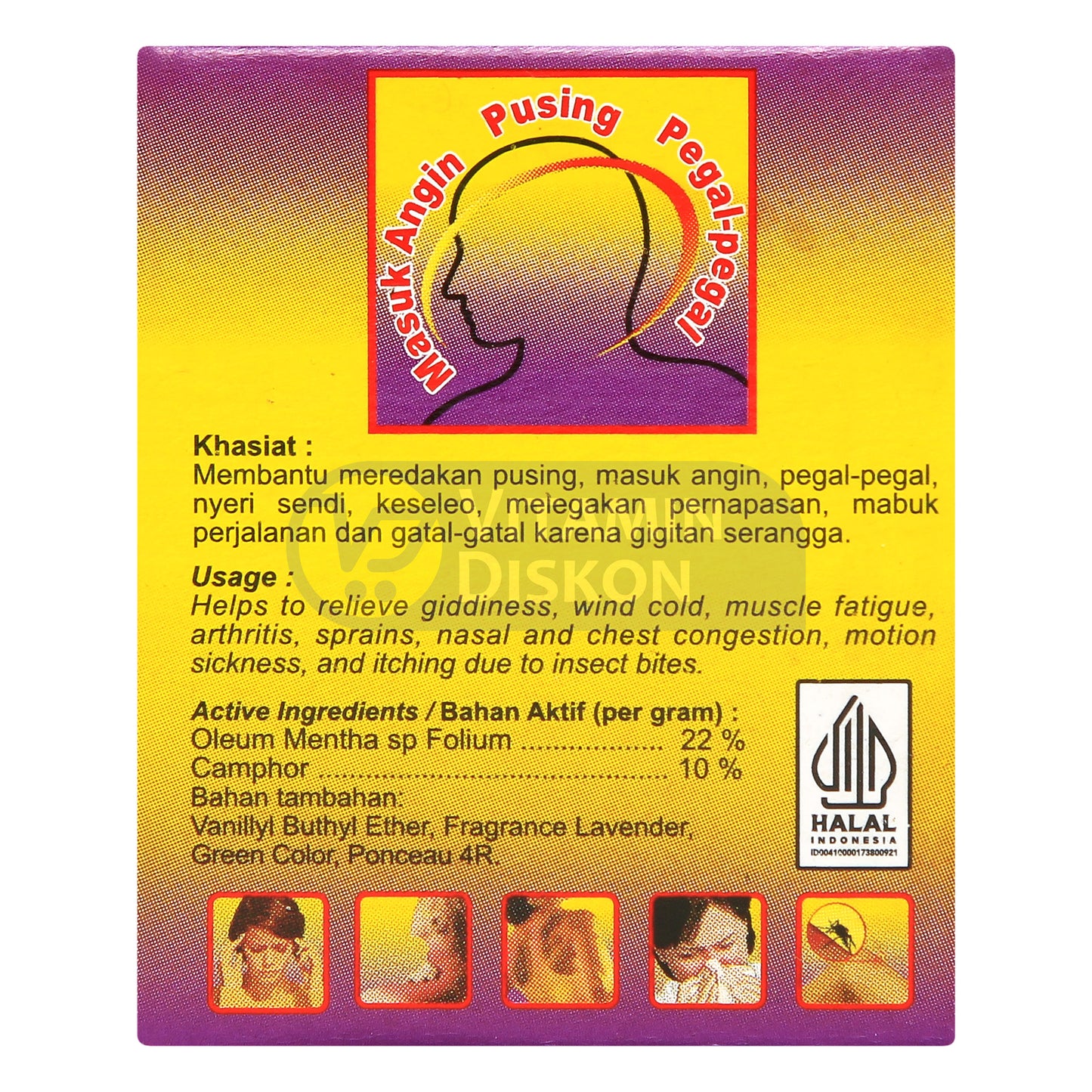 BALSEM LANG LAVENDER 10 GR