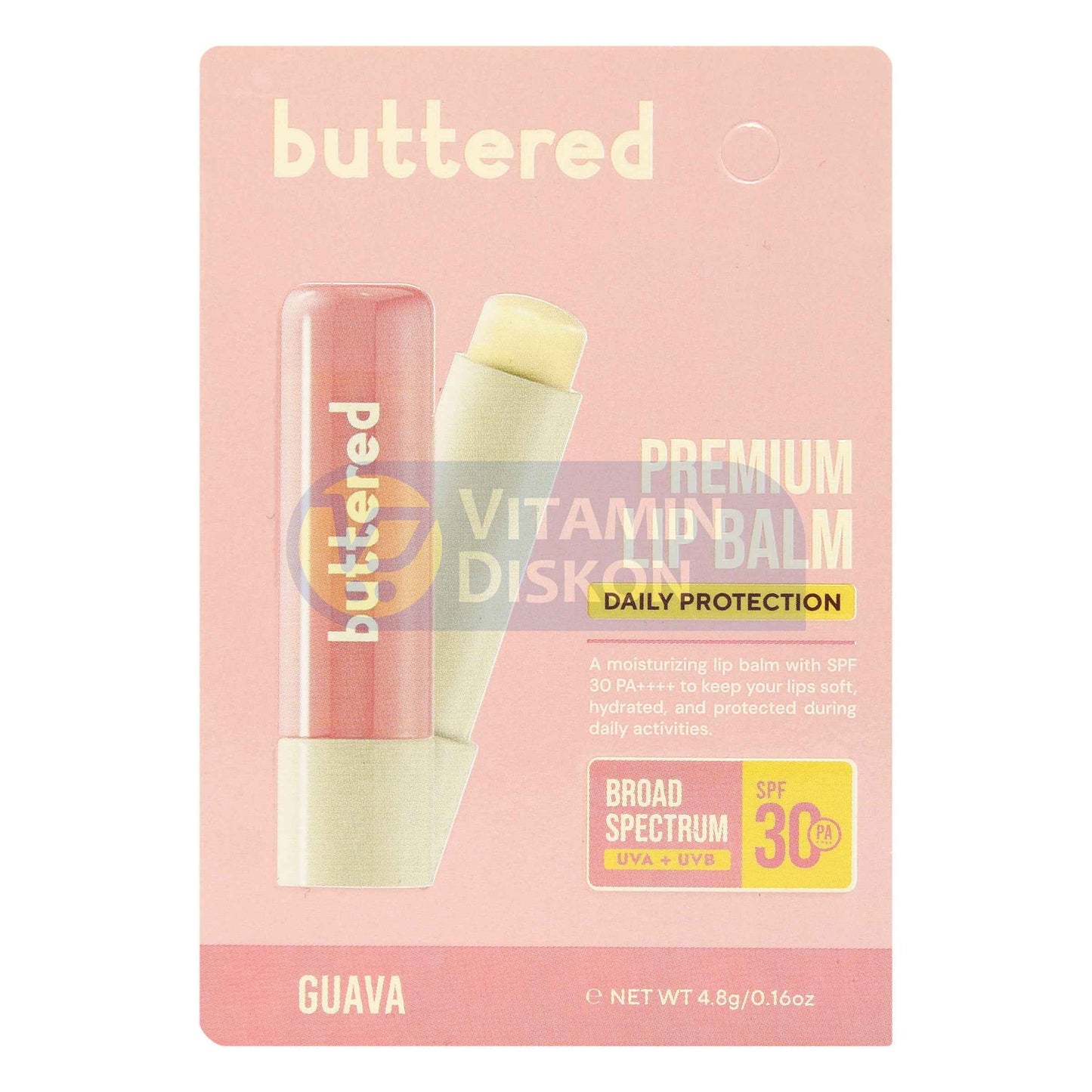 BUTTERED PREMIUM LIPBALM SPF30 PA++++ GUAVA