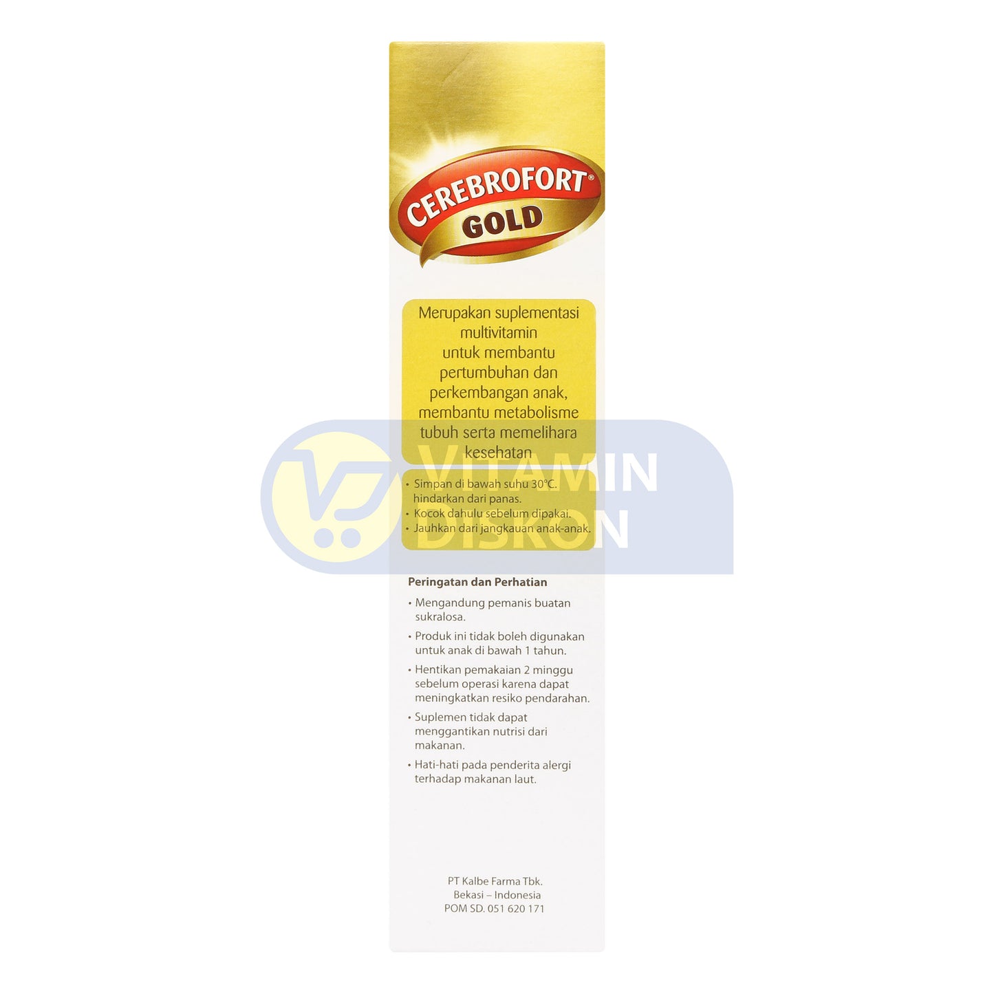 CEREBROFORT GOLD RASA JERUK 200ML