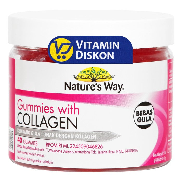 NATURE'S WAY COLLAGEN GUMMIES 40 GUMS BPOM