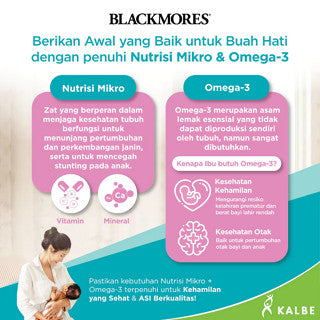 BLACKMORES PREGNANCY AND BREASTFEEDING GOLD BPOM KALBE - 20 CAPS