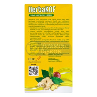 HERBAKOF SIRUP OBAT BATUK HERBAL STRONG MINT 60ML