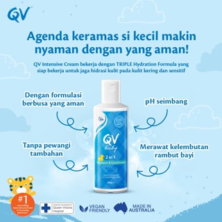 QV BABY 2 IN 1 SHAMPOO AND CONDITIONER 200G BPOM
