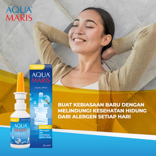 AQUA MARIS NASAL SPRAY FOR ALLERGY 20ML | Aquamaris Semprotan Hidung Alami Untuk Gejala Alergi