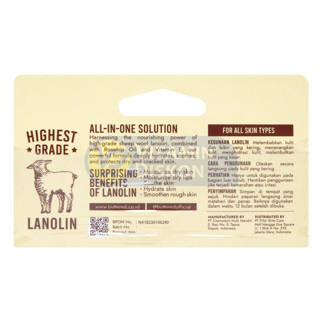 BUTTERED LANOSALVE TROPICAL FRUIT 10GR