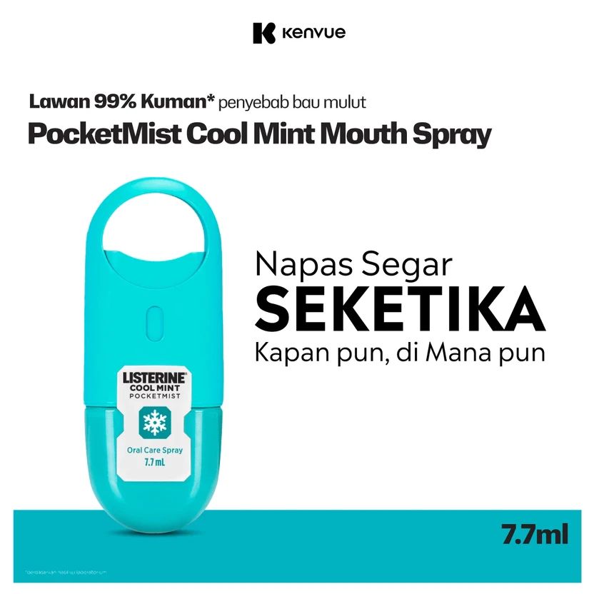 LISTERINE POCKETMIST COOL MINT 7.7 ML