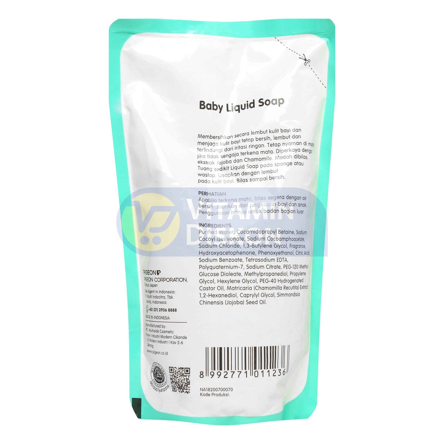 PIGEON BABY LIQUID SOAP CHAMOMILE REFILL - 350ML
