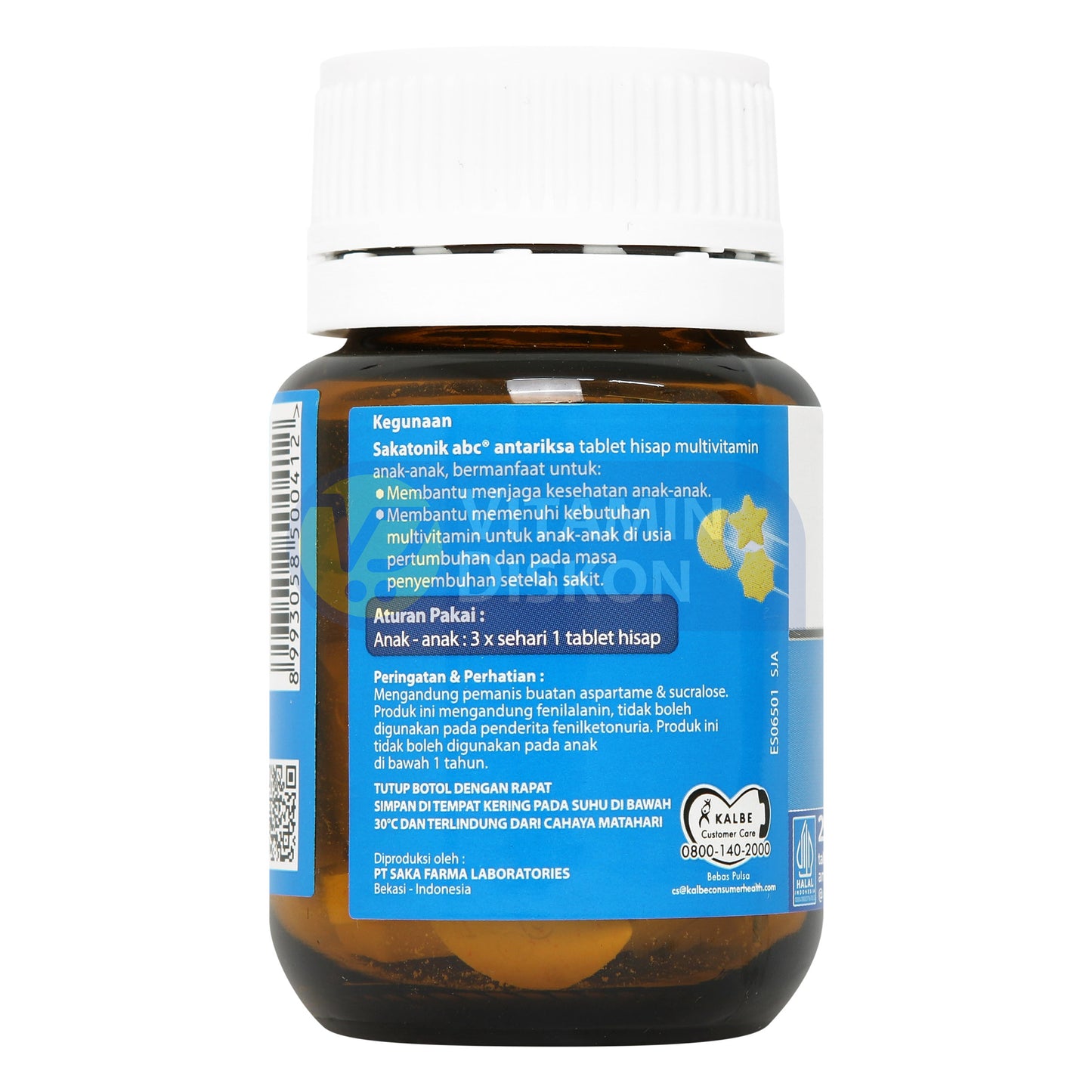 SAKATONIK ABC TABS RASA TUTTI FRUTTI 24 TABLET