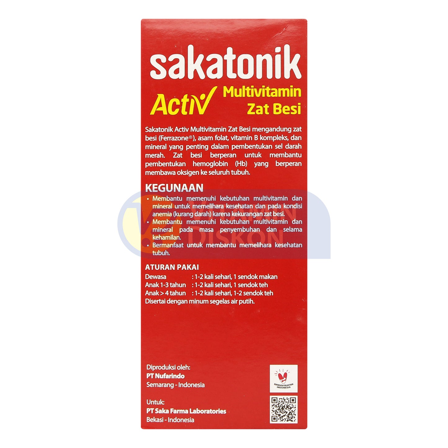 SAKATONIK ACTIV SIRUP 300ML