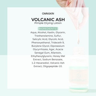 OMNISKIN CICA VOLCANIC ASH PIMPLE DRYING LOTION 20ML