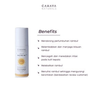 CAHAYA NATURALS BABY HAIR GROWTH OIL - 60 ML