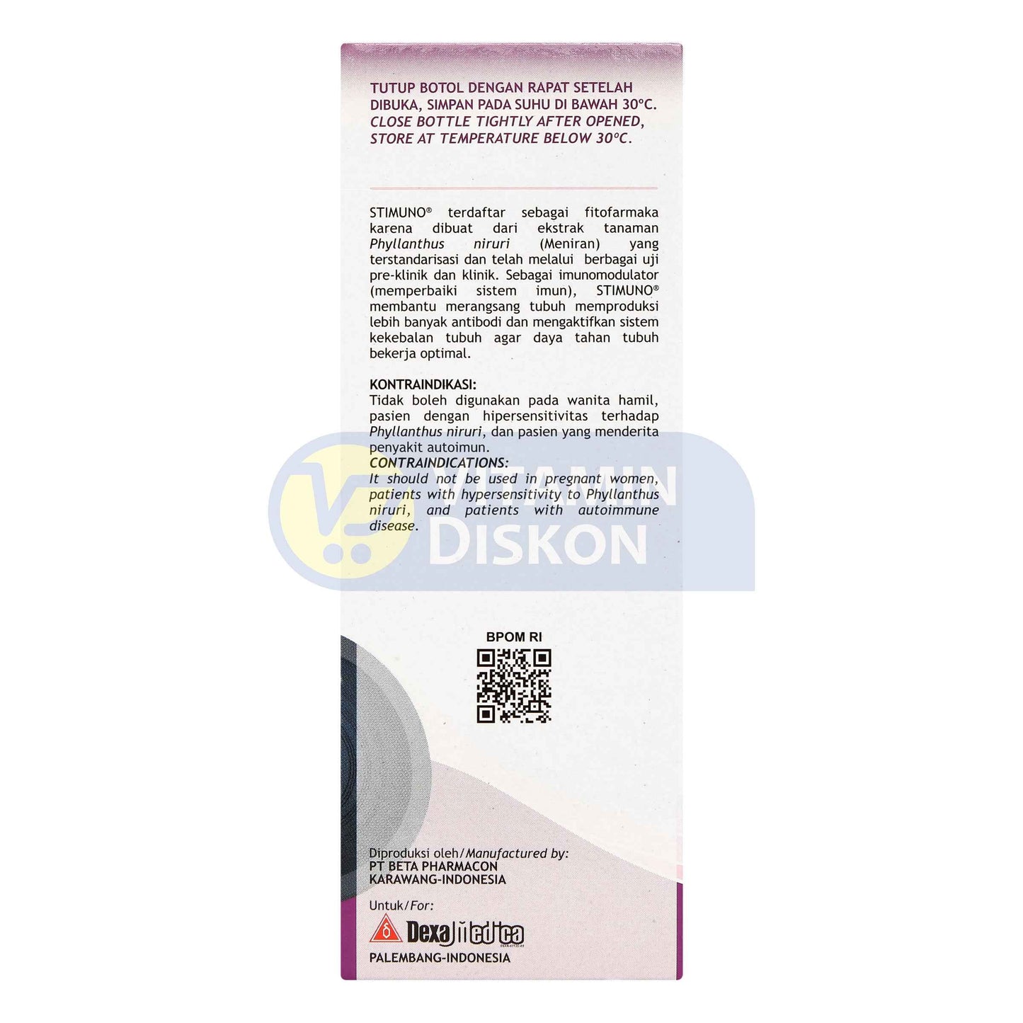 STIMUNO SIRUP RASA ANGGUR 100ML