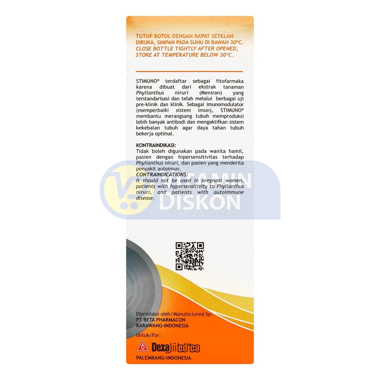 STIMUNO SIRUP RASA JERUK 100ML