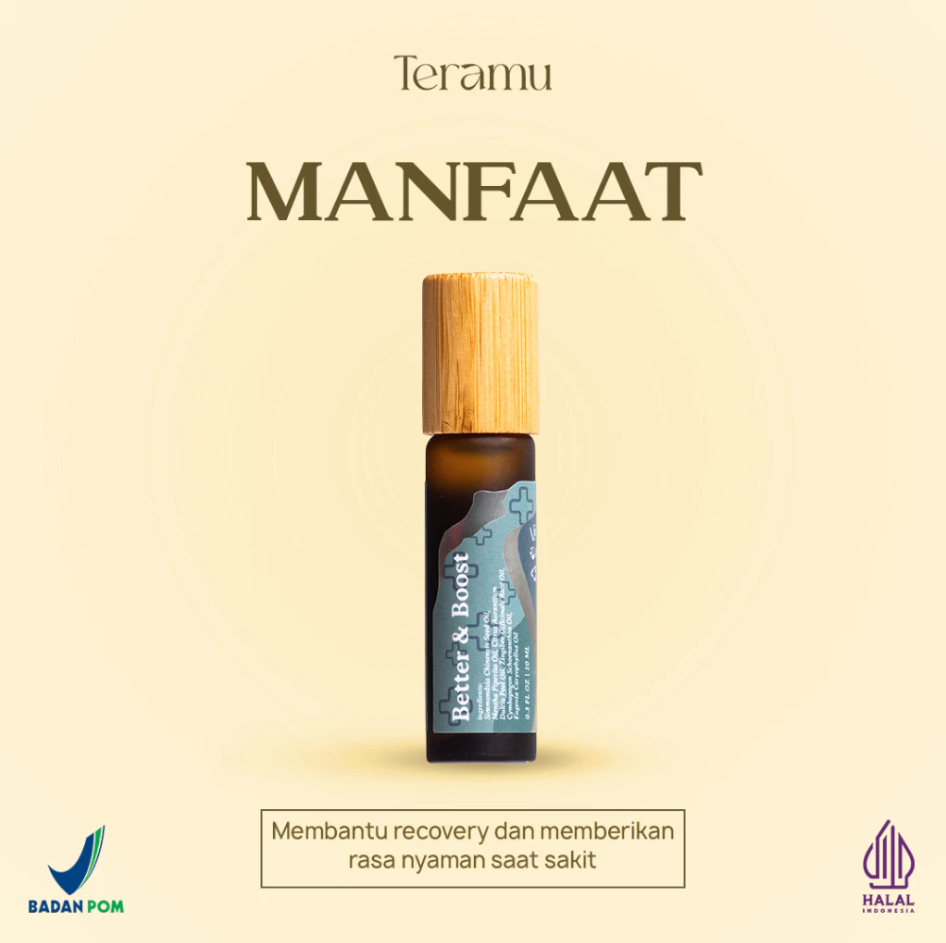 TERAMU OIL ROLL ON ESSENTIAL BETTER AND BOOST - 10ML