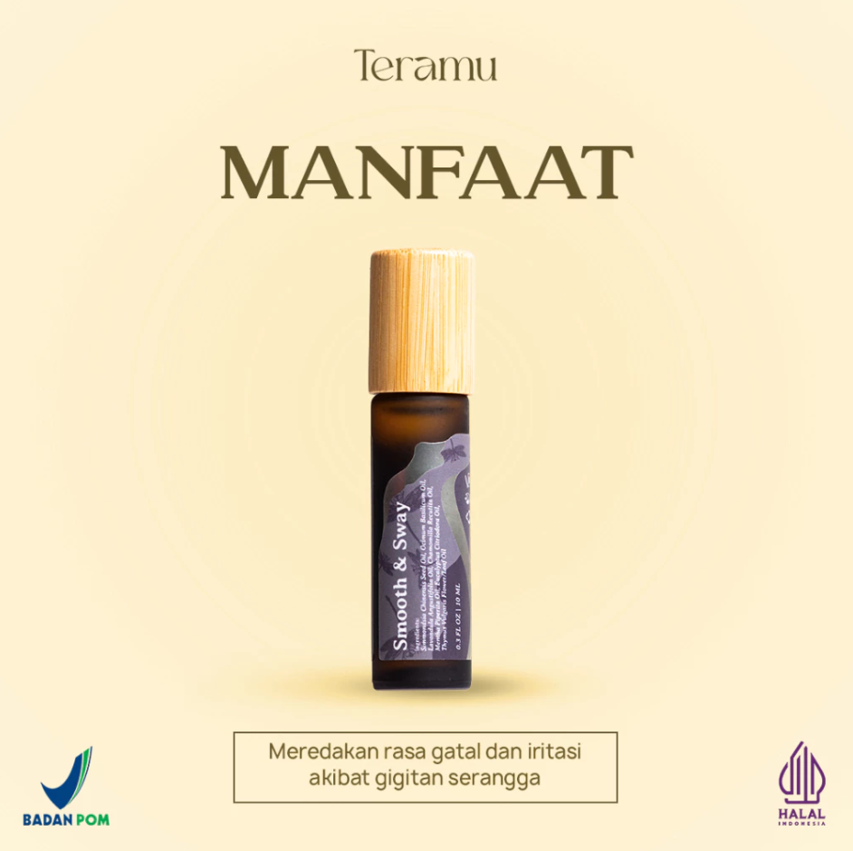 TERAMU OIL ROLL ON ESSENTIAL SMOOTH AND SWAY - 10ML