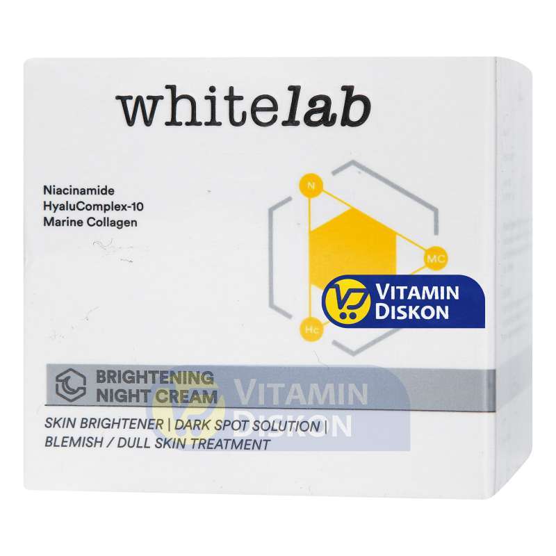 WHITELAB BRIGHTENING NIGHT CREAM 20GR