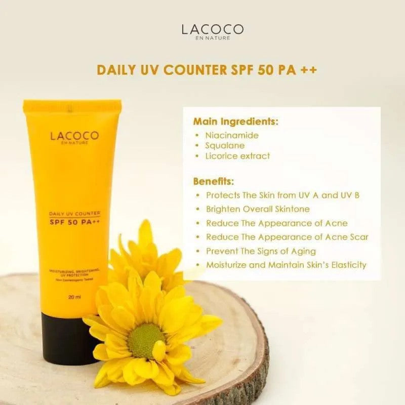 LACOCO DAILY UV COUNTER SPF 50 PA++ 20 ML