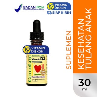 CHILD LIFE VITAMIN D3 500 IU 30 ML