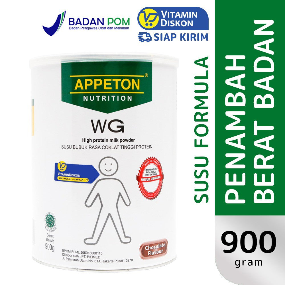 APPETON WEIGHT GAIN SUSU UNTUK GEMUK RASA COKLAT 900 Gr