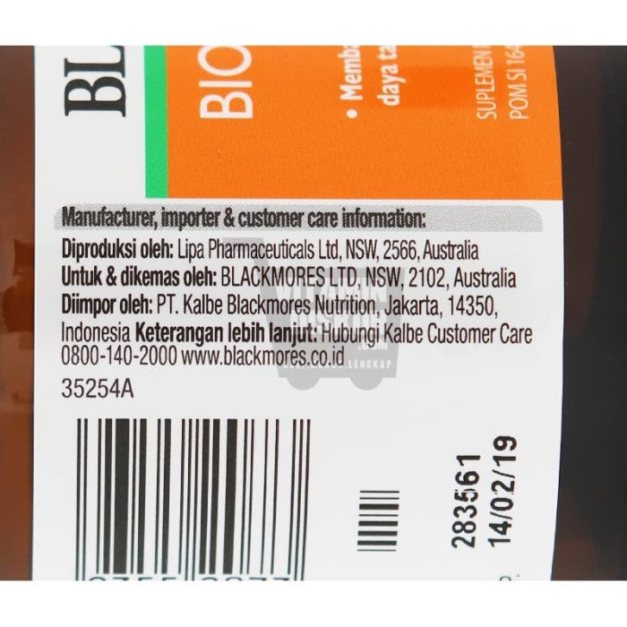 BLACKMORES BIO C 1000MG BPOM KALBE - 30 TAB