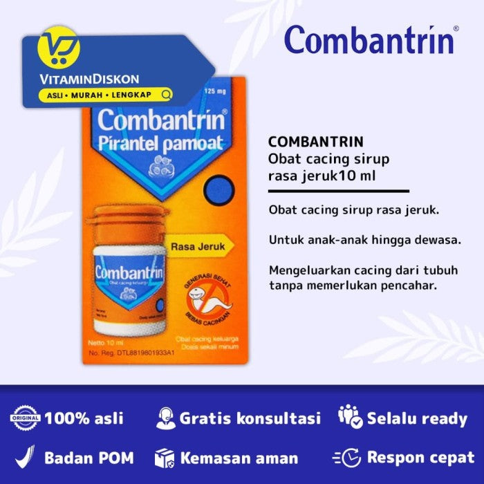 COMBANTRIN OBAT CACING RASA JERUK - 10 ML