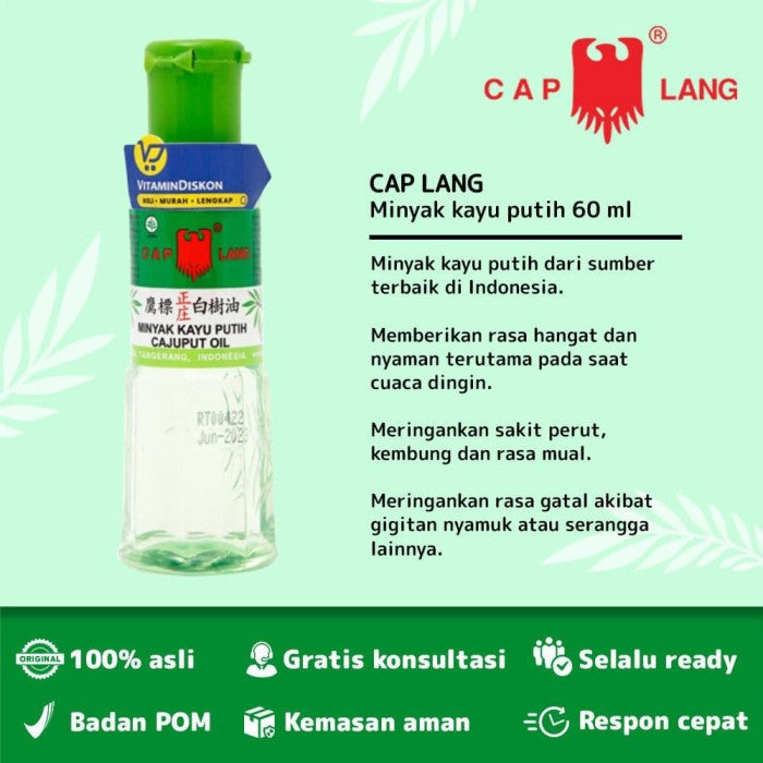 CAP LANG MINYAK KAYU PUTIH 60 ML