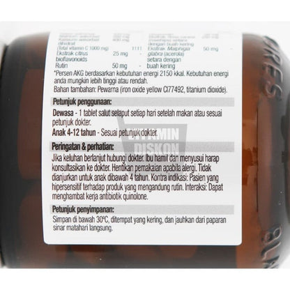 BLACKMORES BIO C 1000MG BPOM KALBE - 30 TAB