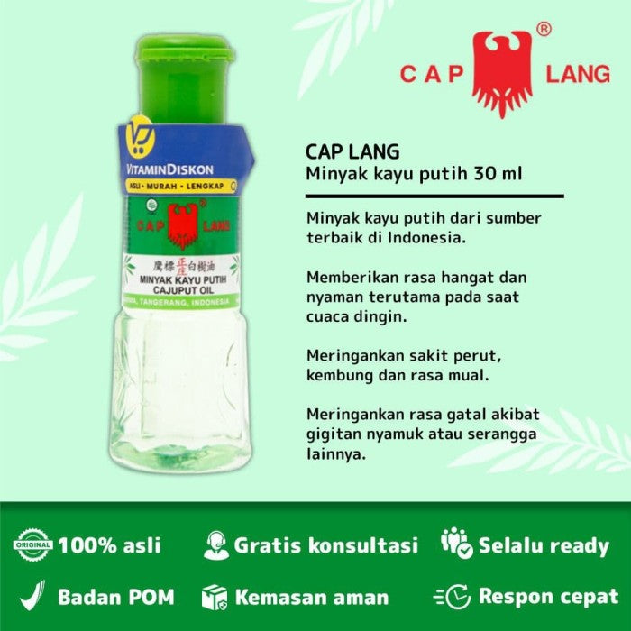 CAP LANG MINYAK KAYU PUTIH 30 ML