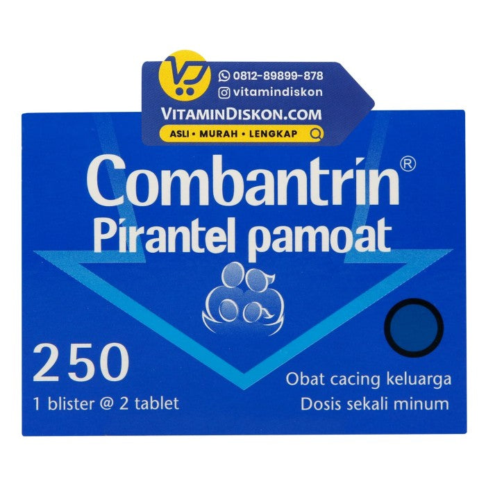 COMBANTRIN OBAT CACING 250 MG - 2 TABLET