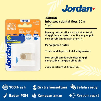 JORDAN INBETWEEN DENTAL FLOSS 50M