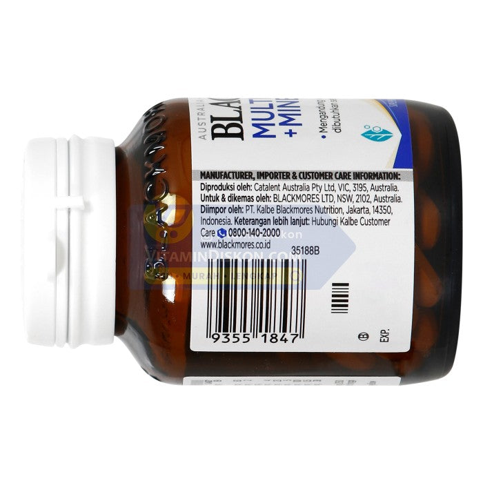 BLACKMORES MULTIVITAMINS PLUS MINERALS BPOM KALBE - 30 TAB