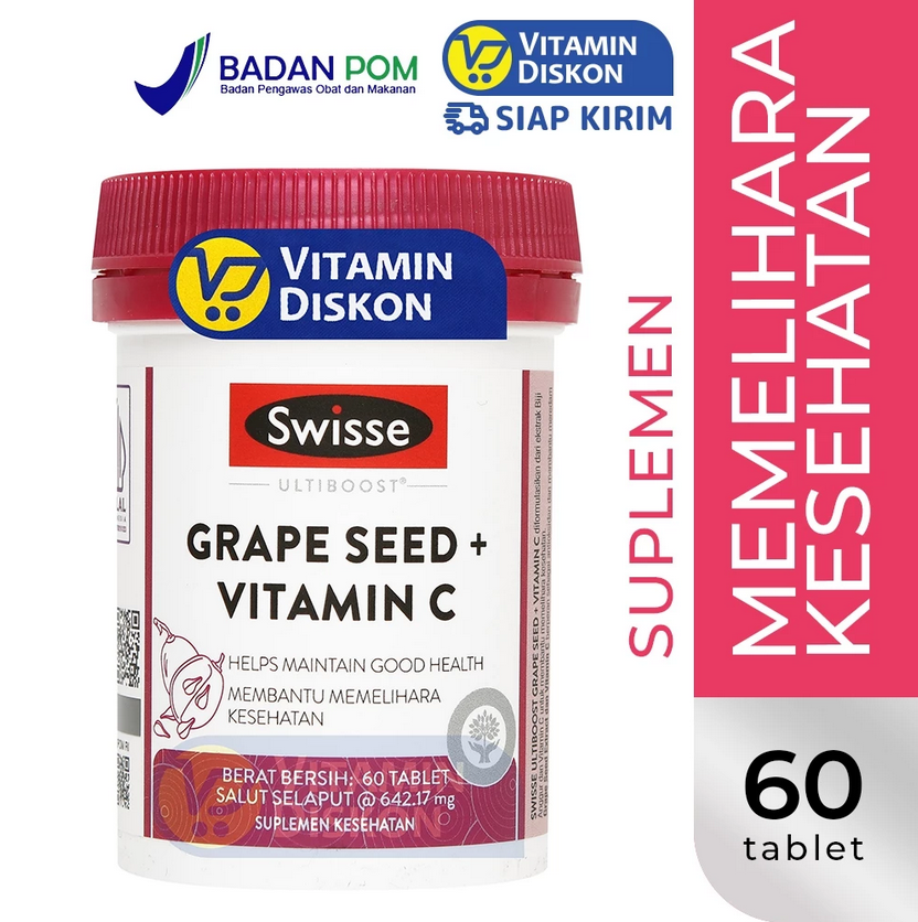 SWISSE GRAPE SEED 60 TAB