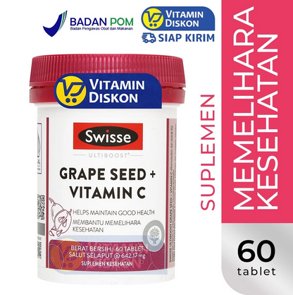 SWISSE GRAPE SEED 60 TAB