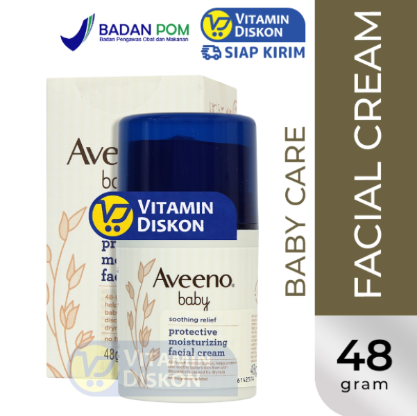 AVEENO BABY SOOTHING RELIEF MOISTURIZING FACIAL CREAM 48 GR