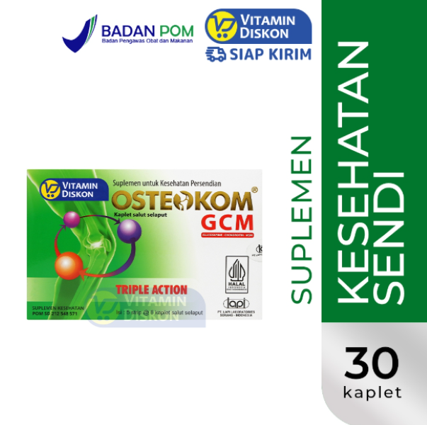 OSTEOKOM GCM TRIPLE ACTION BOX 30 KAPLET