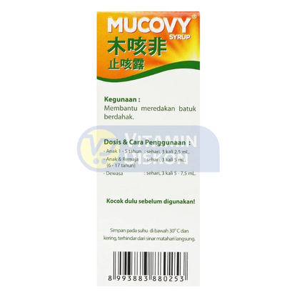 MUCOVY SYRUP 100 ML