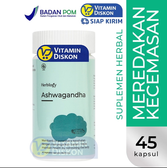 HERBILOGY AHSWAGANDHA 45 CAPSULE