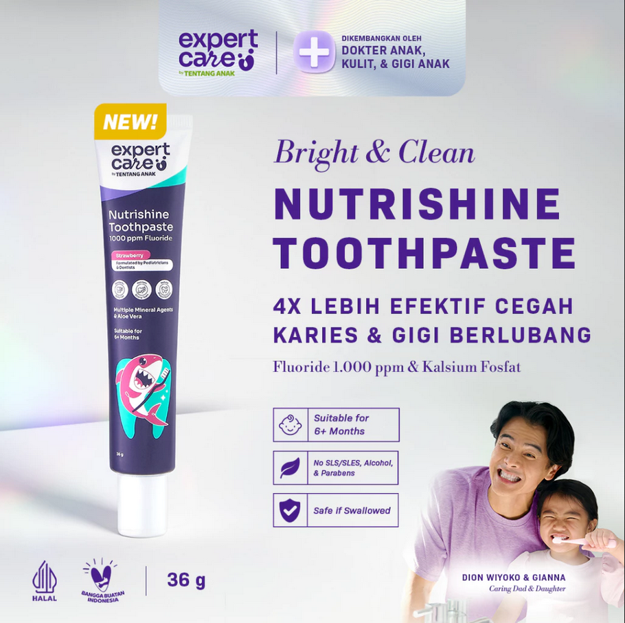 EXPERT CARE NUTRISHINE TOOTHPASTE 36 GR