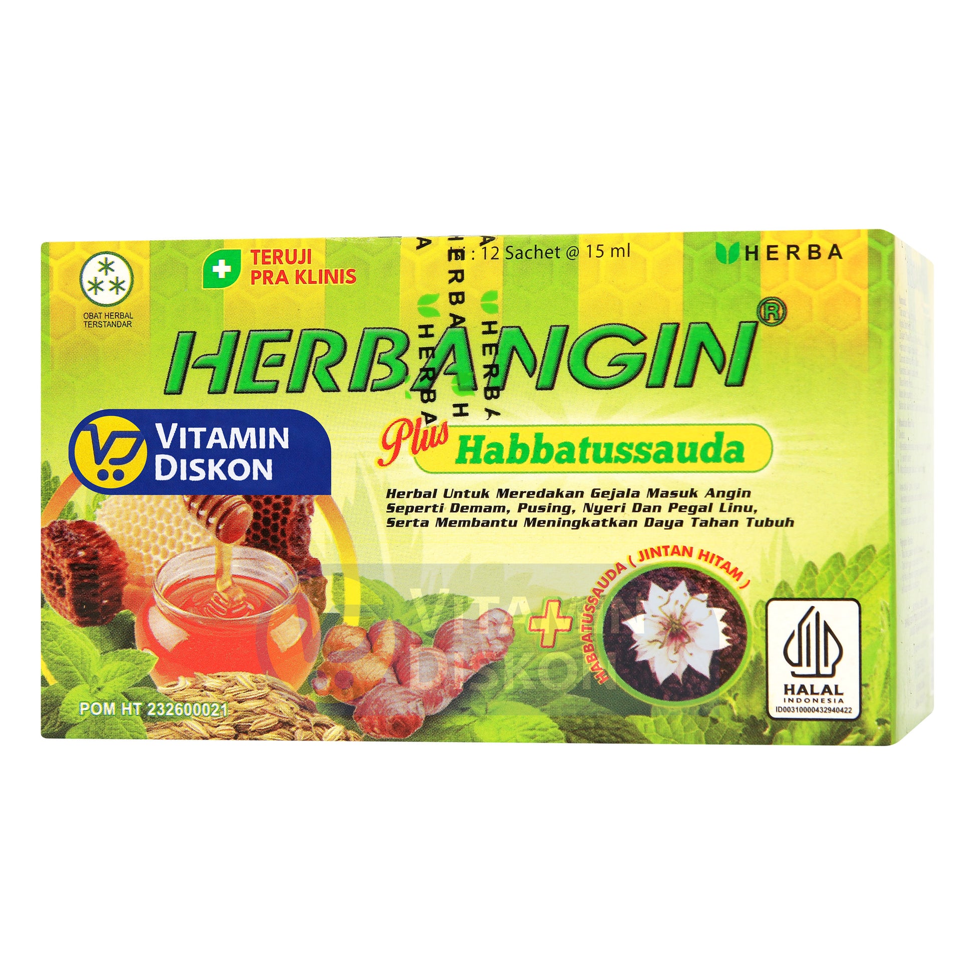 HERBANGIN 12 SACHET