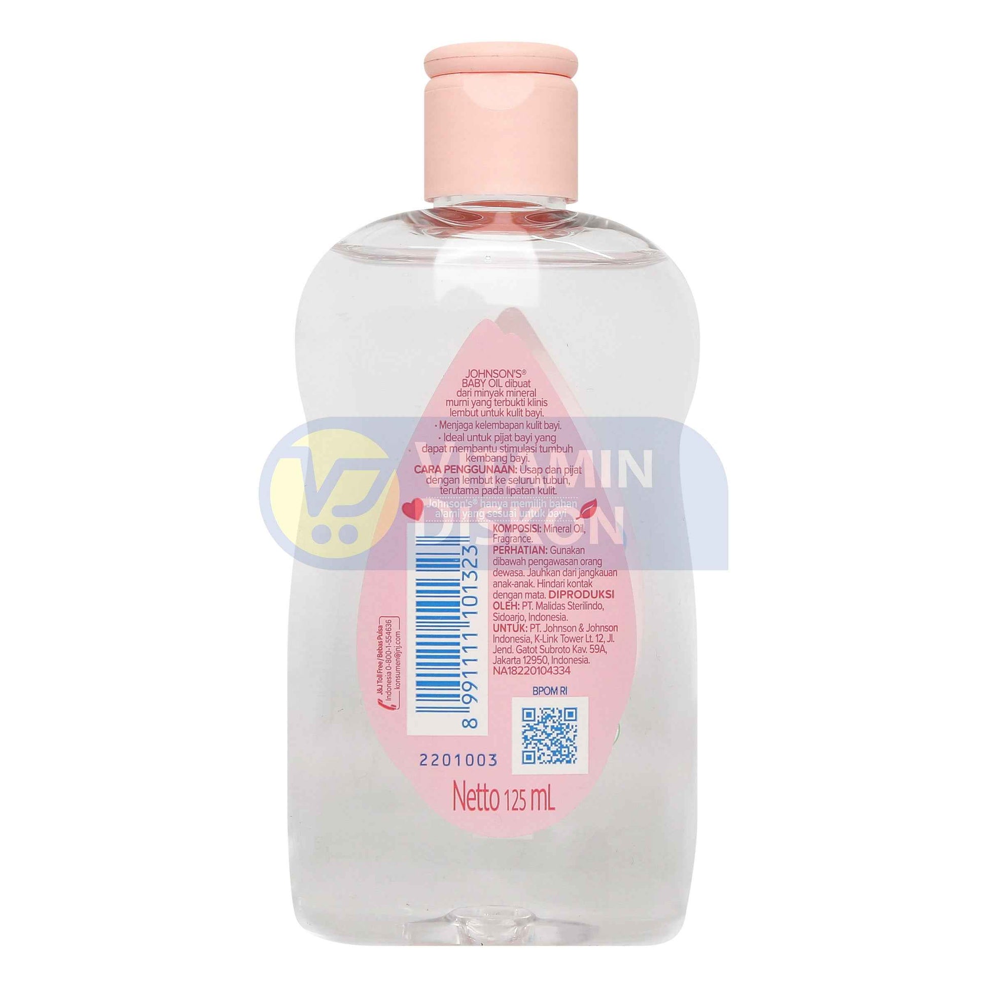JOHNSONS BABY OIL 125 ML