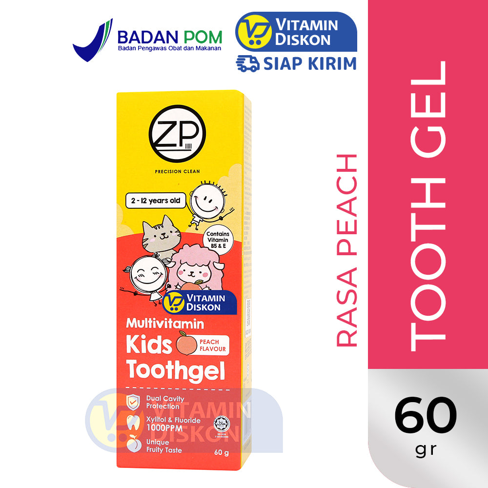 ZP KIDS TOOTH GEL PEACH 60 GR